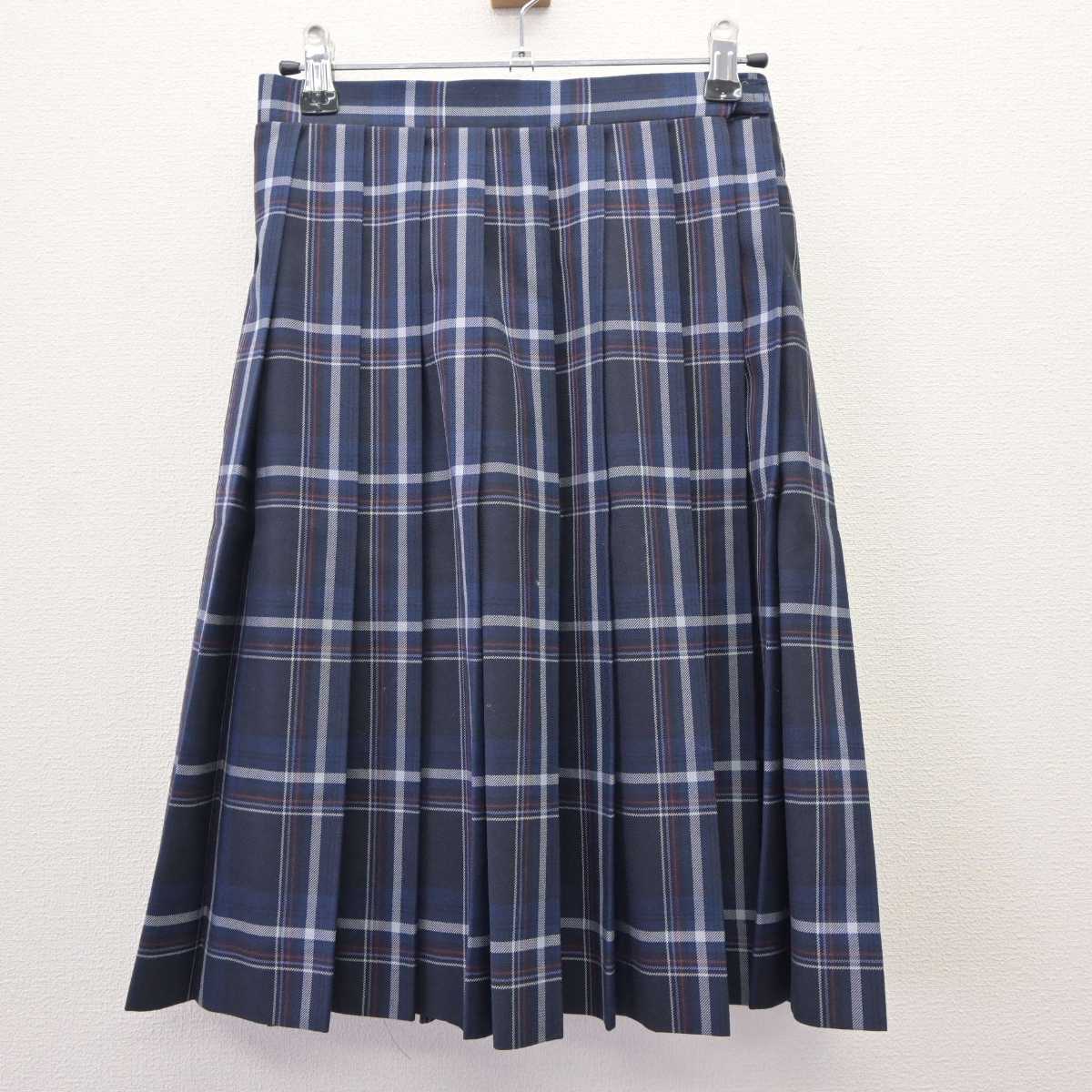 【中古】東京都 新渡戸文化中学校・高等学校 女子制服 3点 (ブレザー・スカート) sf065124