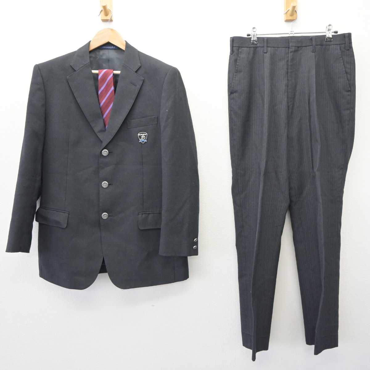 【中古】東京都 郁文館中学校 男子制服 4点 (ブレザー・ズボン・ズボン) sf065126