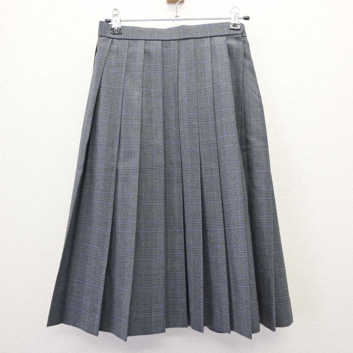 【中古】福岡県 北九州市中学校標準服 女子制服 2点 (ブレザー・スカート) sf065134