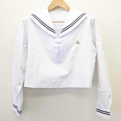 【中古】広島県 尾道東高等学校 女子制服 4点 (セーラー服・セーラー服・スカート) sf065137