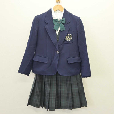 【中古】千葉県 専修大学松戸高等学校 女子制服 5点 (ブレザー・ベスト・シャツ・スカート) sf065155