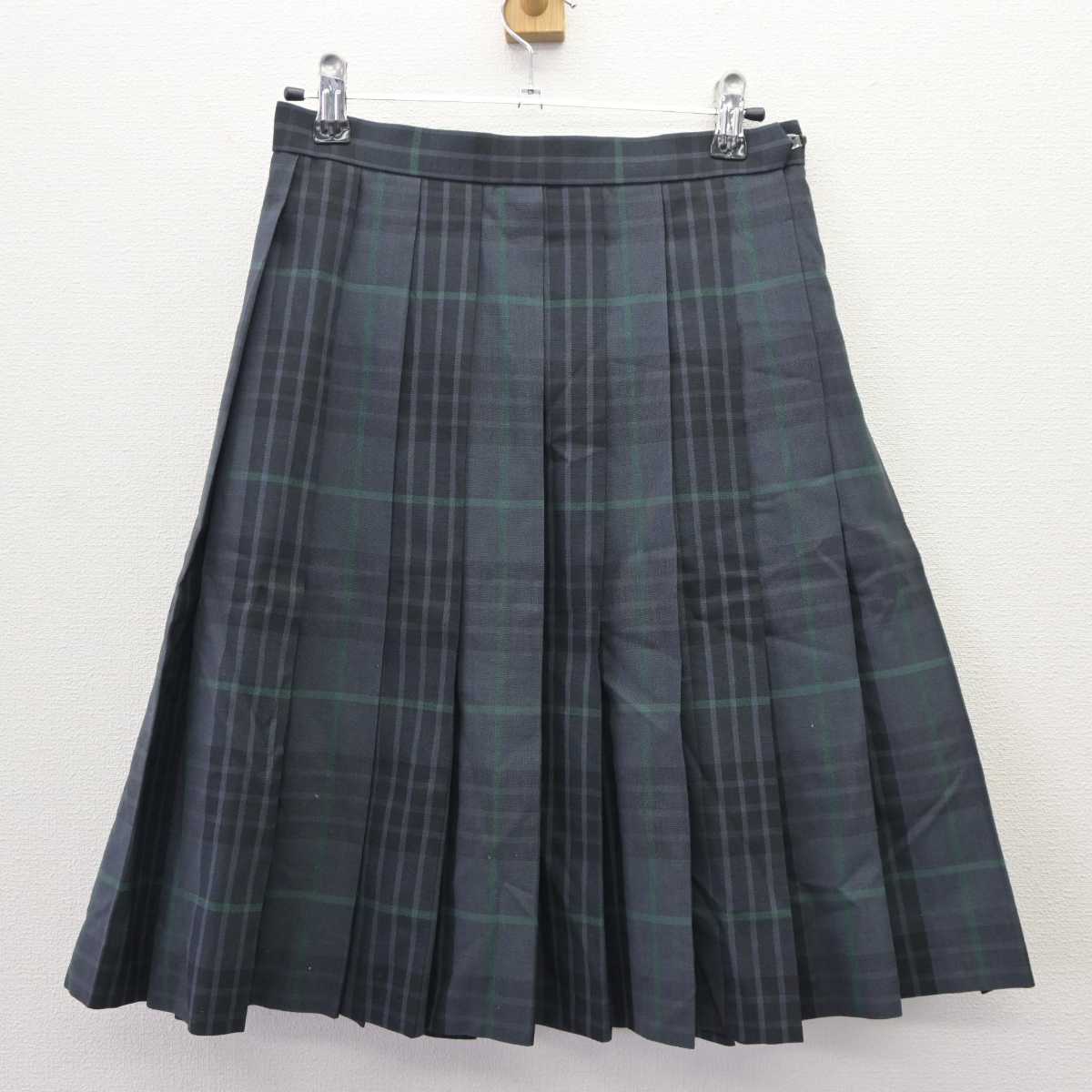 【中古】千葉県 専修大学松戸高等学校 女子制服 5点 (ベスト・シャツ・スカート) sf065156