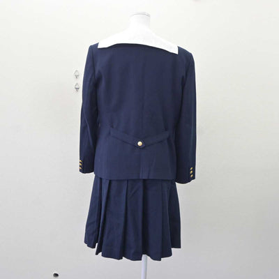 【中古】岡山県 就実高等学校 女子制服 4点 (ブレザー・ベスト・ブラウス・スカート) sf065165