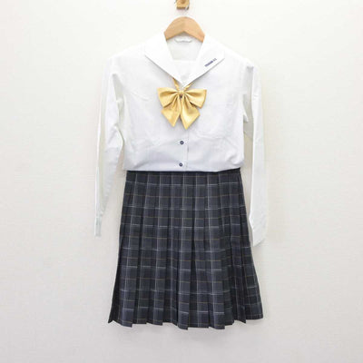 【中古】神奈川県 横浜高等学校 女子制服 4点 (ニット・シャツ・スカート) sf065170