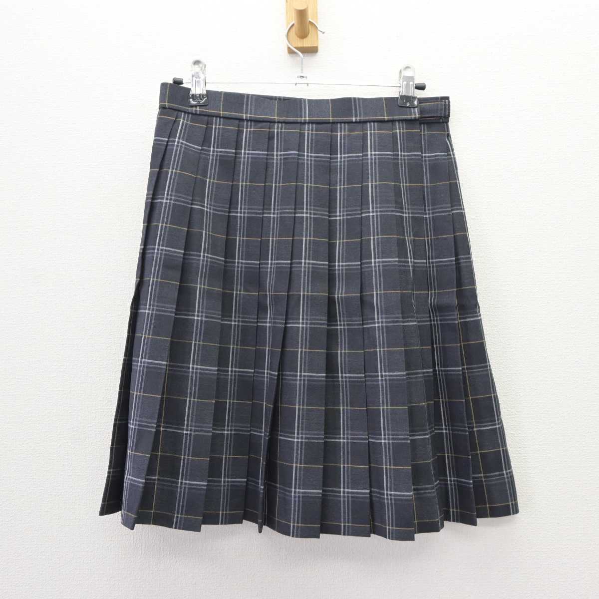 【中古】神奈川県 横浜高等学校 女子制服 4点 (ニット・シャツ・スカート) sf065170