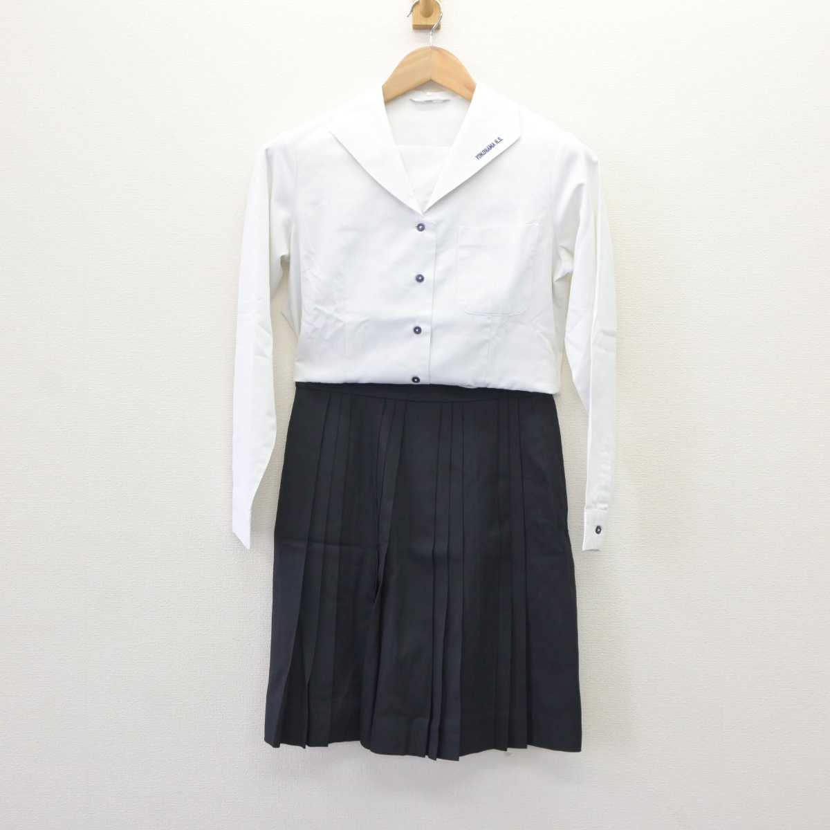 【中古】神奈川県 横浜高等学校 女子制服 4点 (ブレザー・シャツ・スカート) sf065176