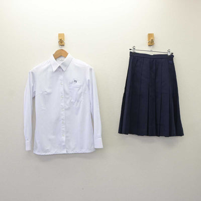 【中古】北海道 函館大学付属柏稜高等学校 女子制服 4点 (ブレザー・シャツ・スカート) sf065178