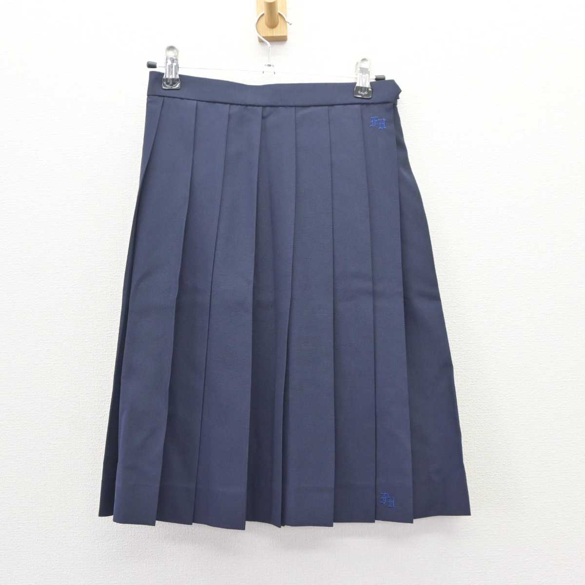 【中古】北海道 函館大学付属柏稜高等学校 女子制服 3点 (シャツ・スカート) sf065180