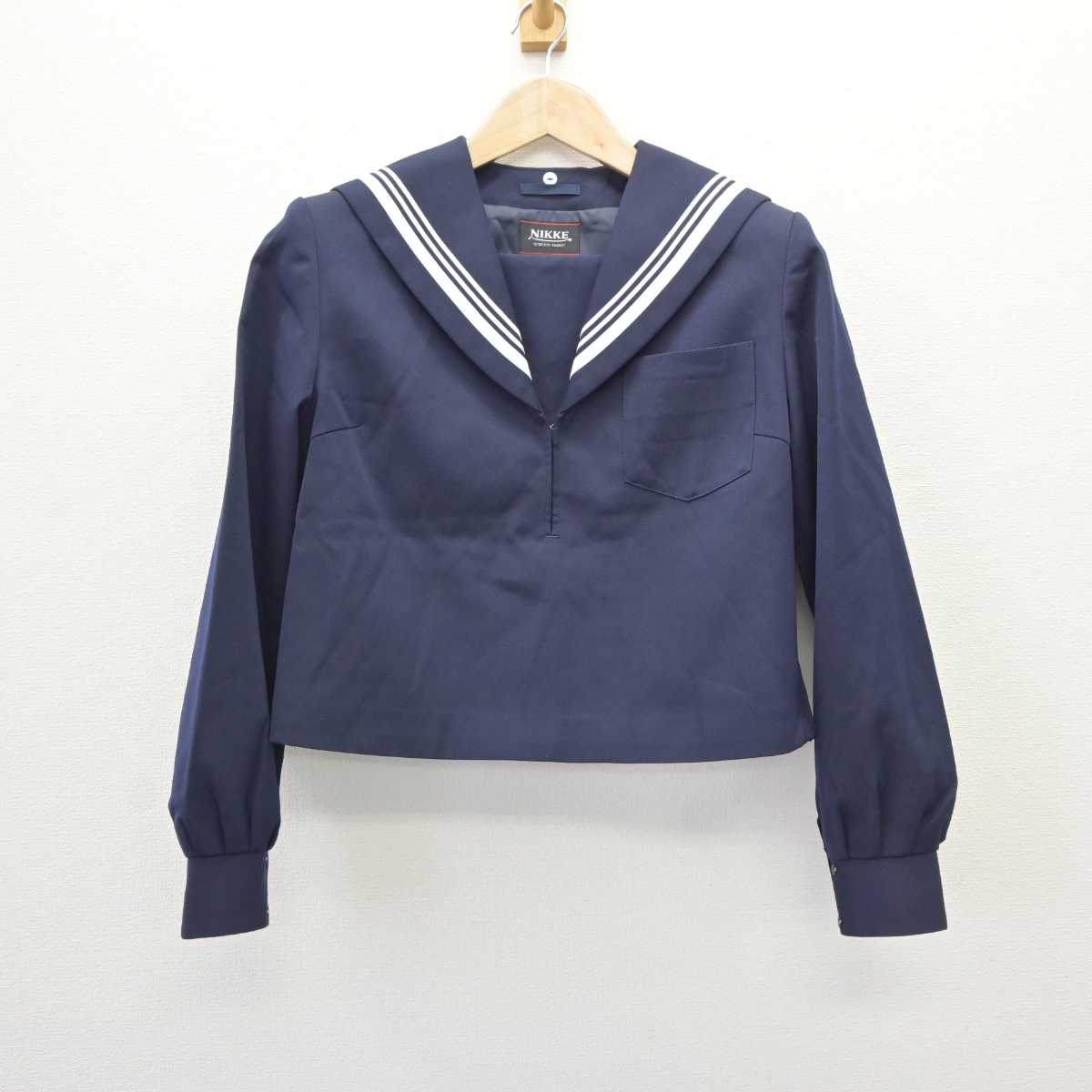 【中古】愛知県 美里中学校 女子制服 1点 (セーラー服) sf065193