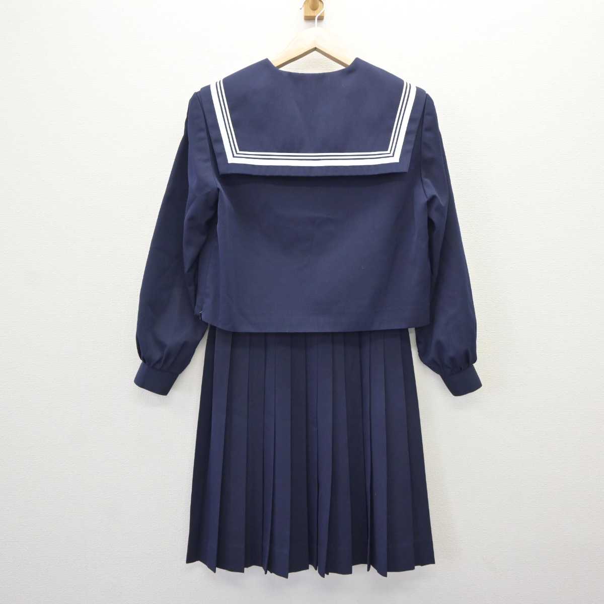 【中古】愛知県 美里中学校 女子制服 2点 (セーラー服・スカート) sf065194