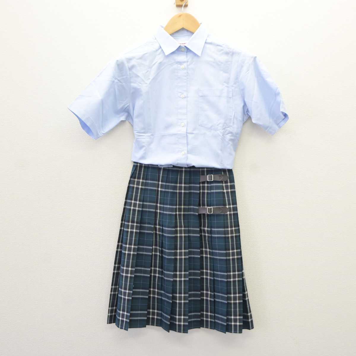 【中古】東京都 トキワ松学園中学校 女子制服 3点 (シャツ・スカート) sf065198