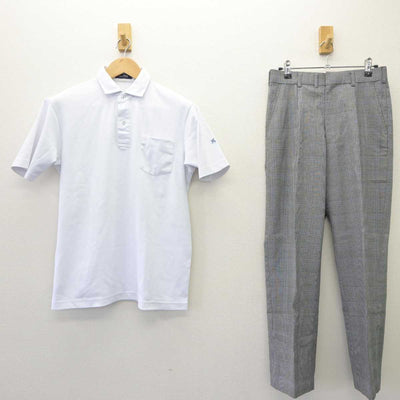 【中古】広島県 七尾中学校 男子制服 2点 (シャツ・ズボン) sf065213