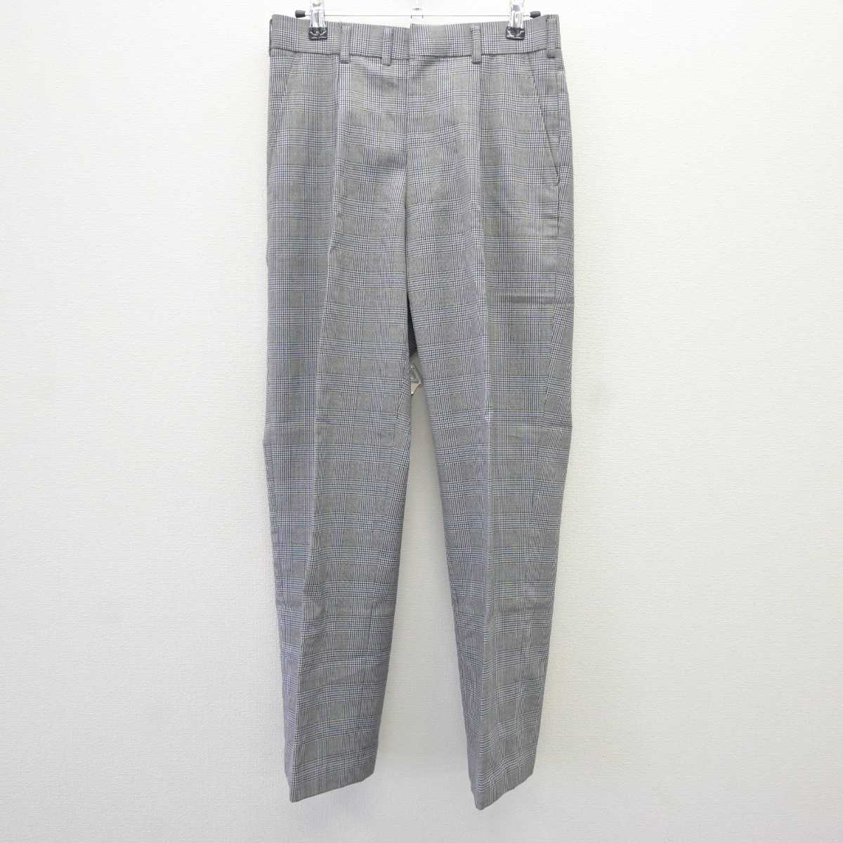 【中古】広島県 七尾中学校 男子制服 2点 (シャツ・ズボン) sf065213