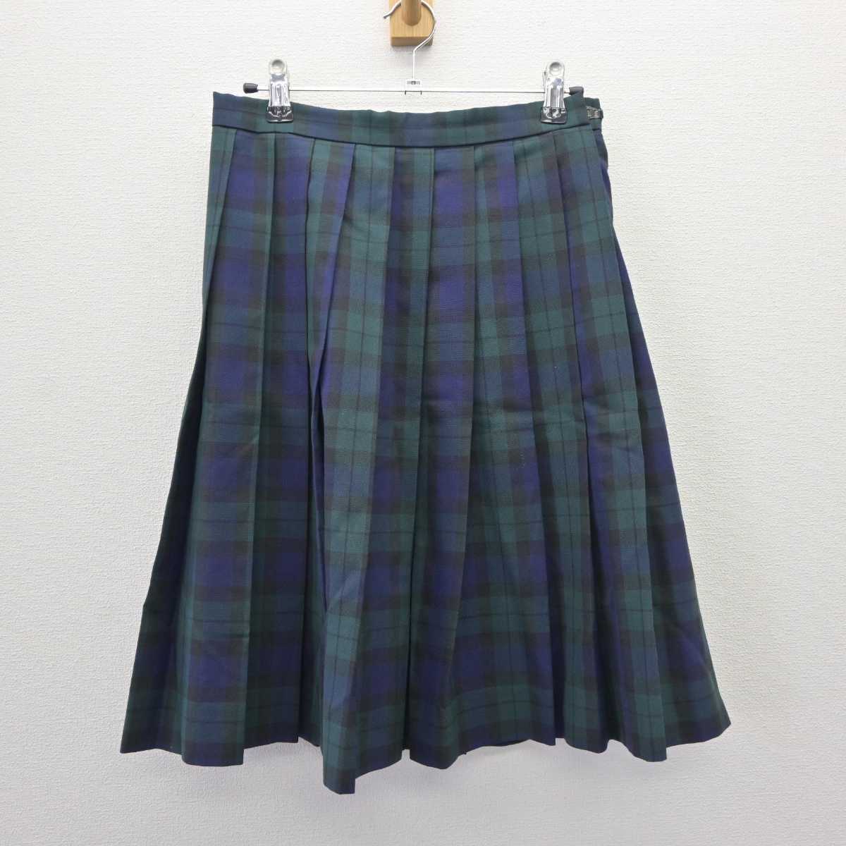 【中古】宮城県 仙台育英学園高等学校 女子制服 2点 (ベスト・スカート) sf065239