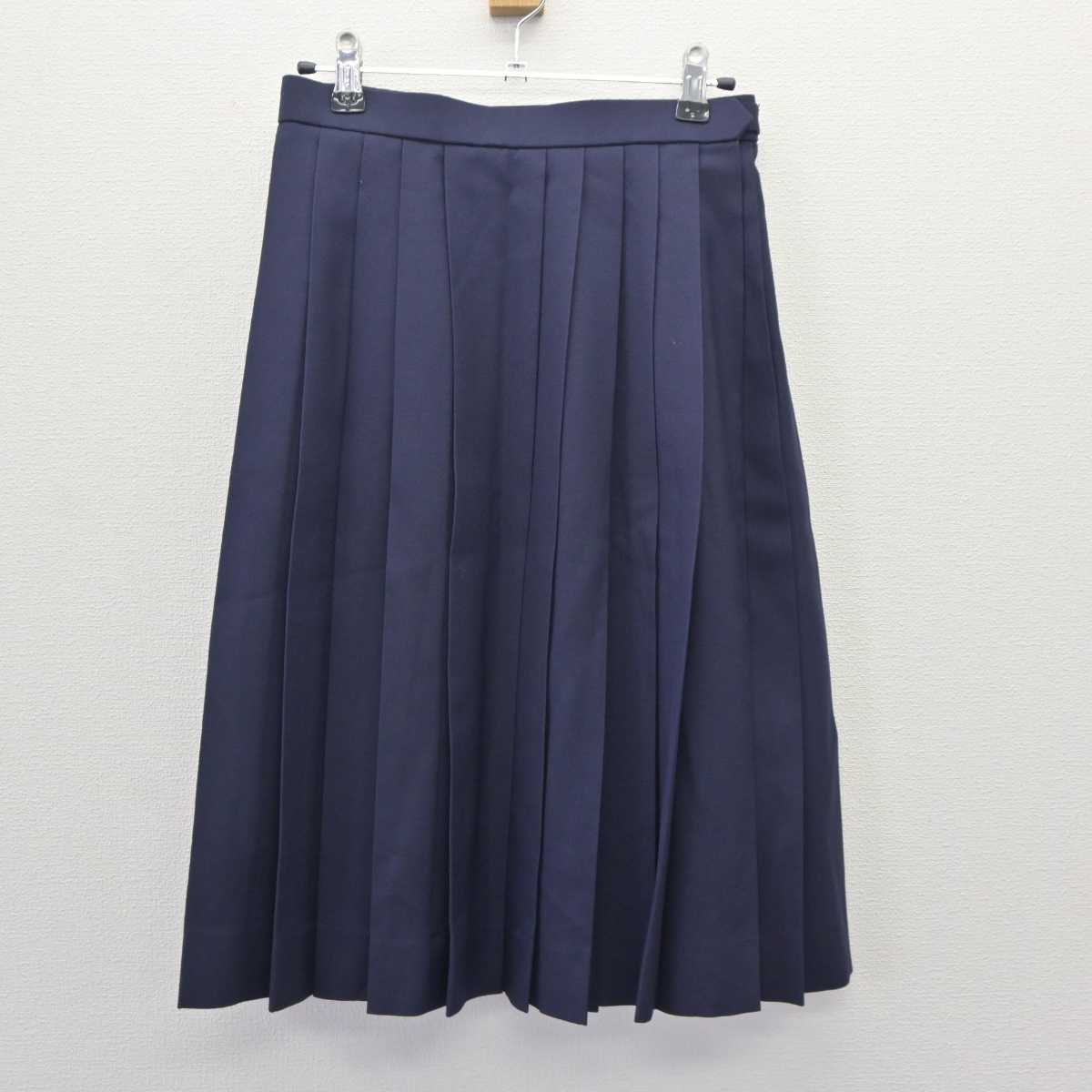 【中古】静岡県 浜松日体中・高等学校 女子制服 4点 (セーラー服・スカート) sf065241