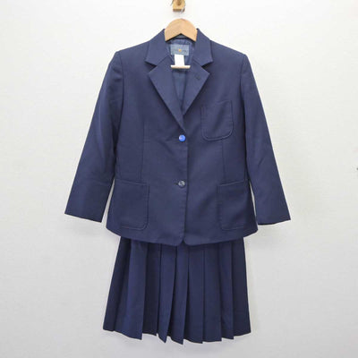 【中古】埼玉県 十二月田中学校 女子制服 3点 (ブレザー・スカート) sf065246