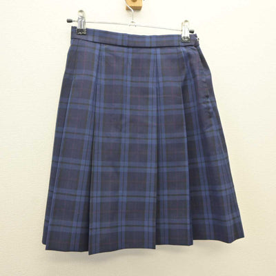 【中古】京都府 西ノ京中学校 女子制服 3点 (ニット・シャツ・スカート) sf065259