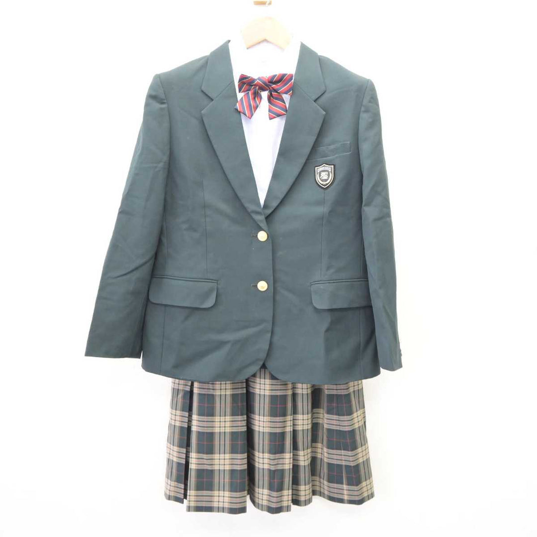 中古】宮城県 塩釜市立第一中学校 女子制服 4点 (ブレザー