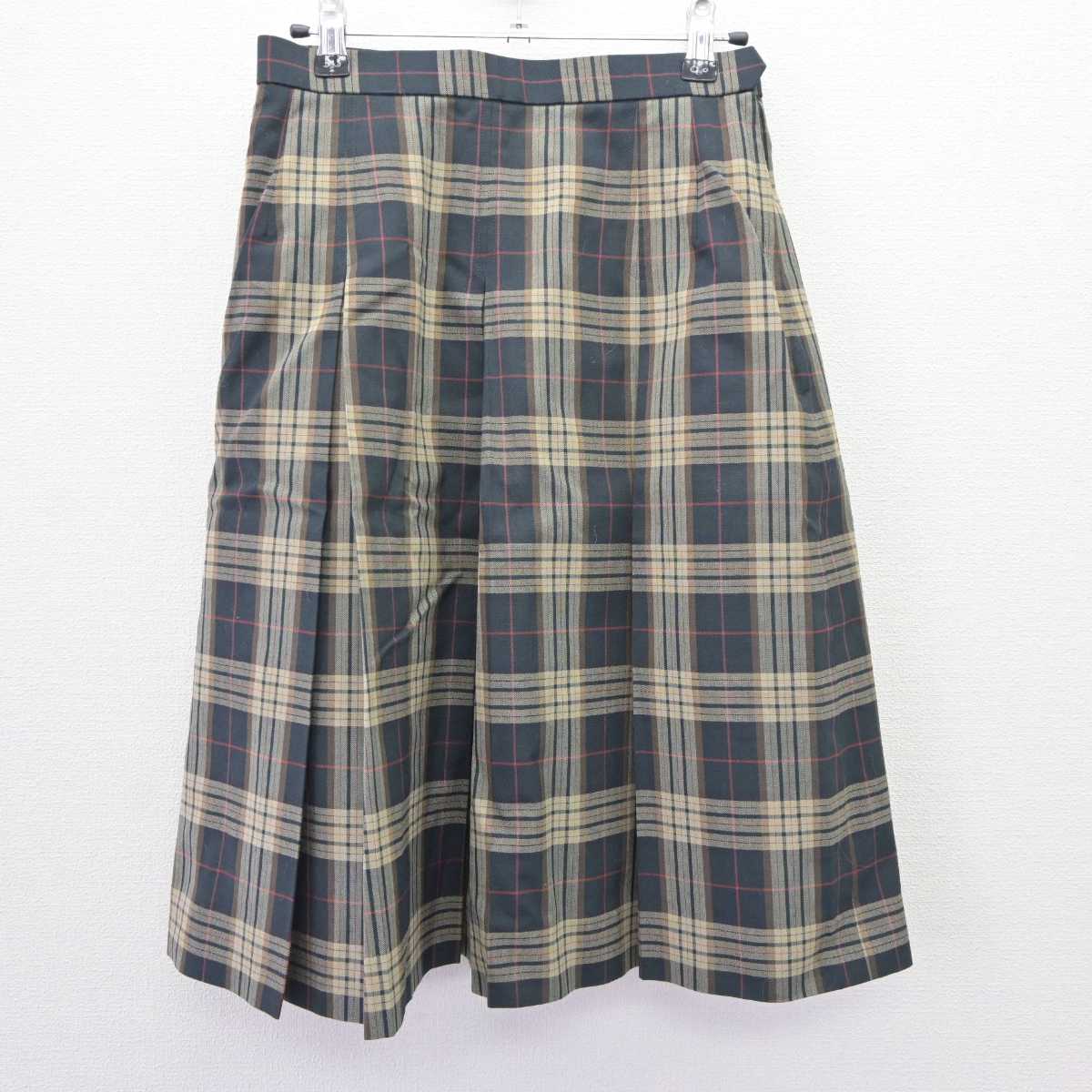 【中古】宮城県 塩釜市立第一中学校 女子制服 3点 (ニットベスト・シャツ・スカート) sf065264