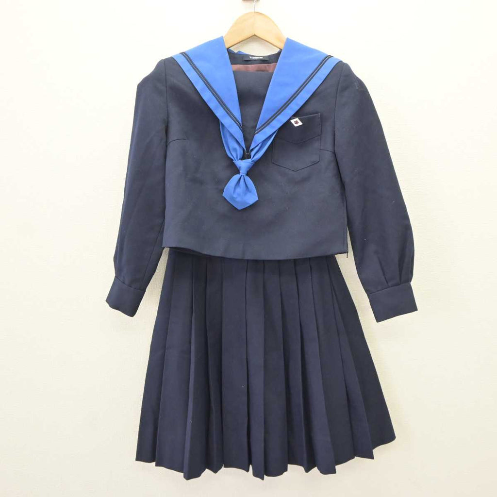 中古】大阪府 夕陽丘高等学校 女子制服 4点 (セーラー服・スカート) sf065265 | 中古制服通販パレイド