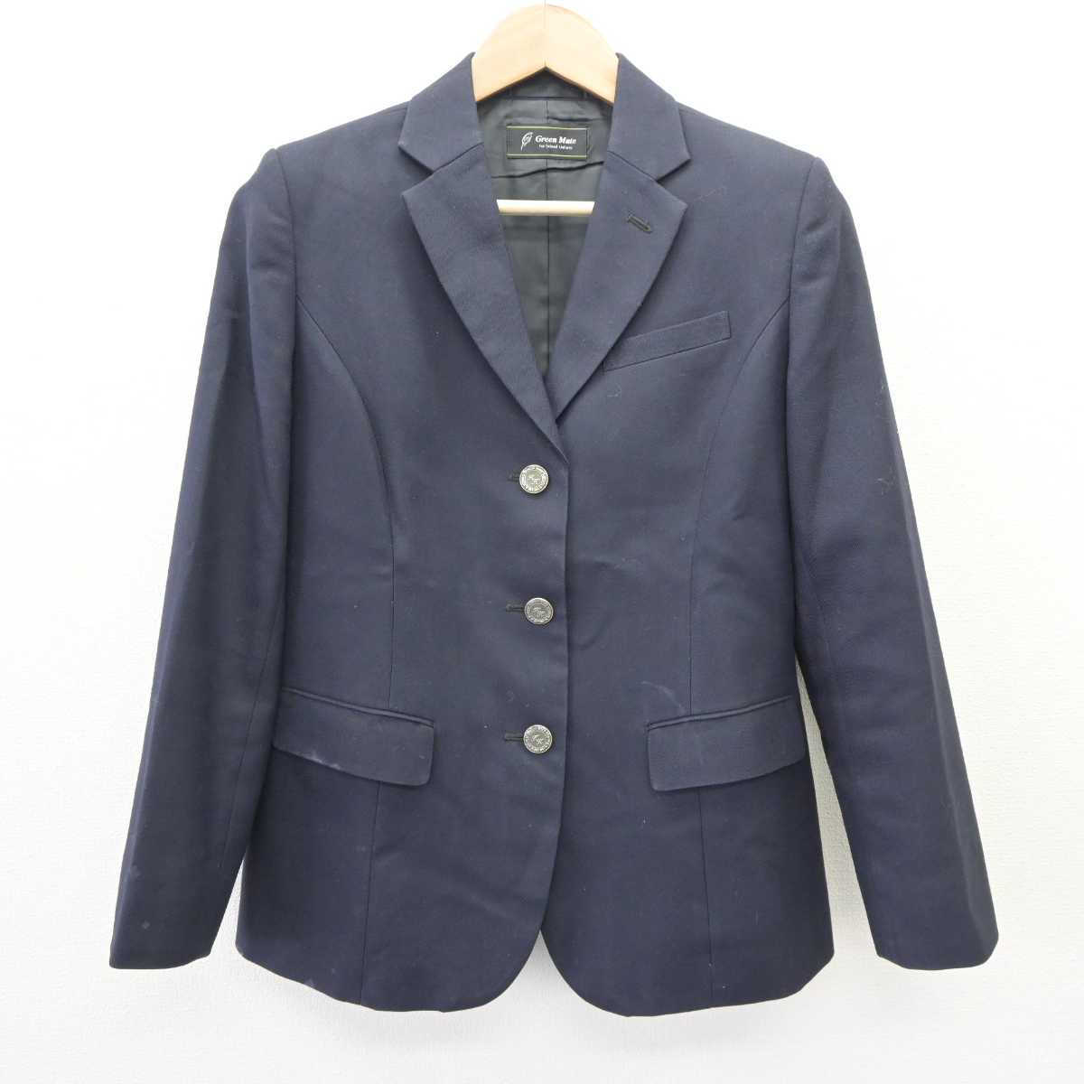 【中古】東京都 練馬区立豊渓中学校 女子制服 3点 (ブレザー・スカート) sf065269