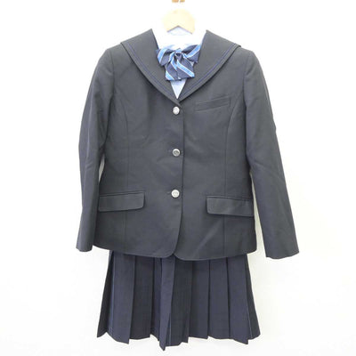 【中古】埼玉県 川口市立高等学校 女子制服 5点 (ブレザー・シャツ・スカート) sf065276