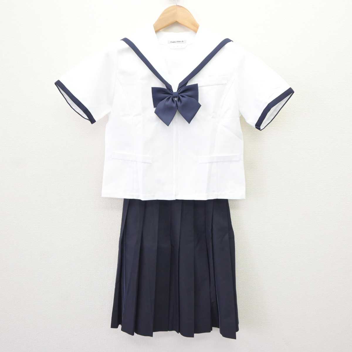 【中古】大阪府 大阪信愛学院高等学校 女子制服 4点 (ブラウス・スカート) sf065277