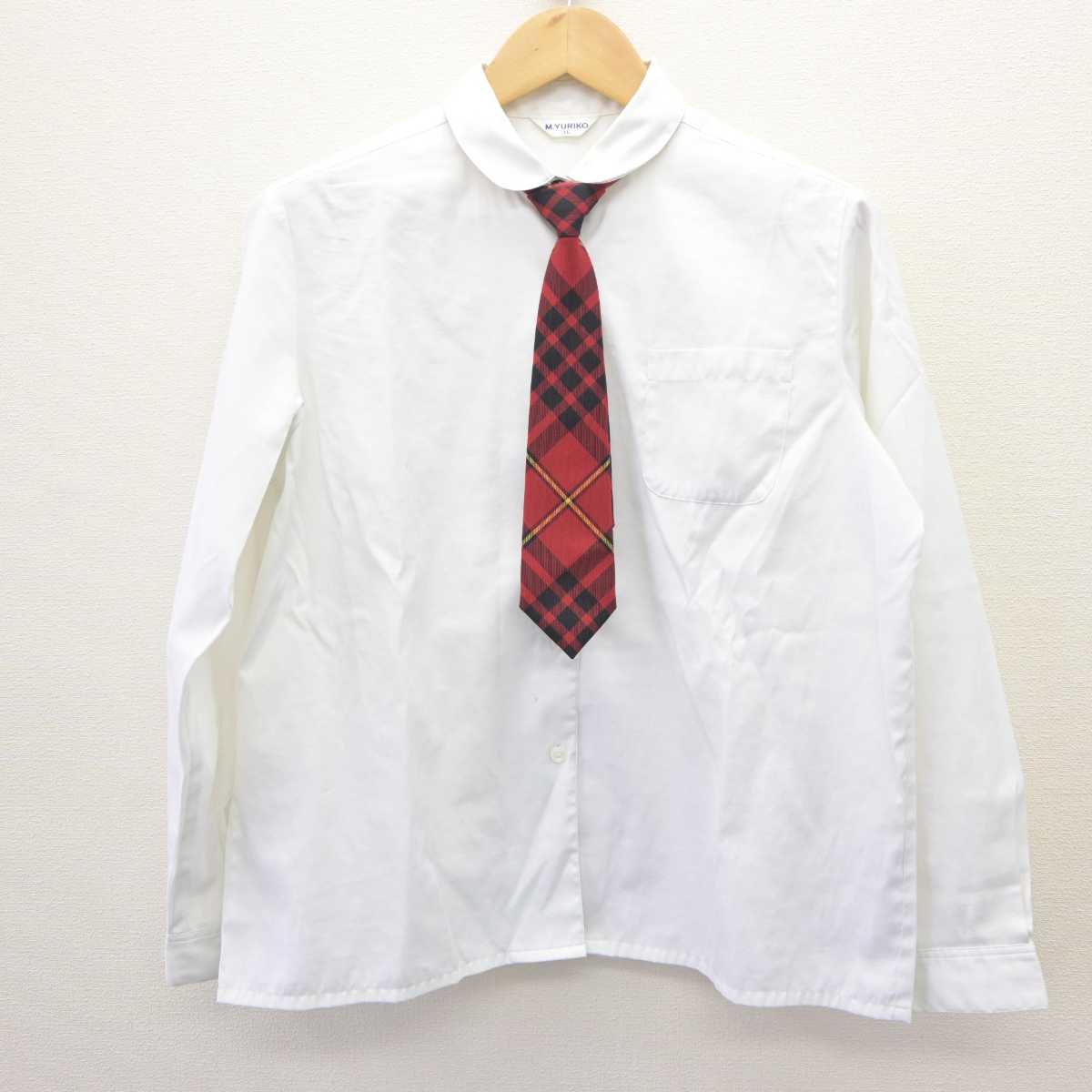 【中古】福島県 会津高等学校 女子制服 5点 (ブレザー・ニット・シャツ・スカート) sf065288