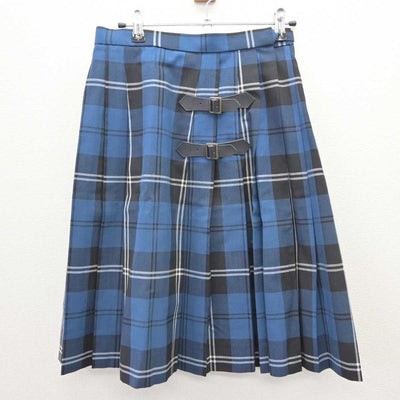 【中古】福島県 会津高等学校 女子制服 3点 (ニットベスト・シャツ・スカート) sf065289