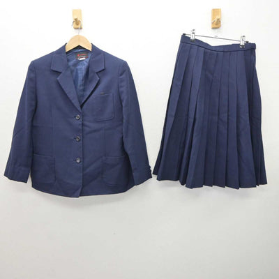 【中古】兵庫県 三木中学校 女子制服 2点 (ブレザー・スカート) sf065358