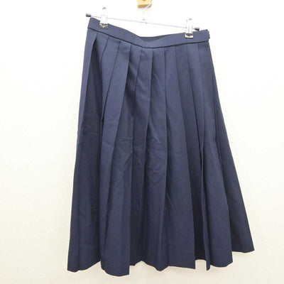 【中古】兵庫県 三木中学校 女子制服 2点 (ベスト・スカート) sf065365