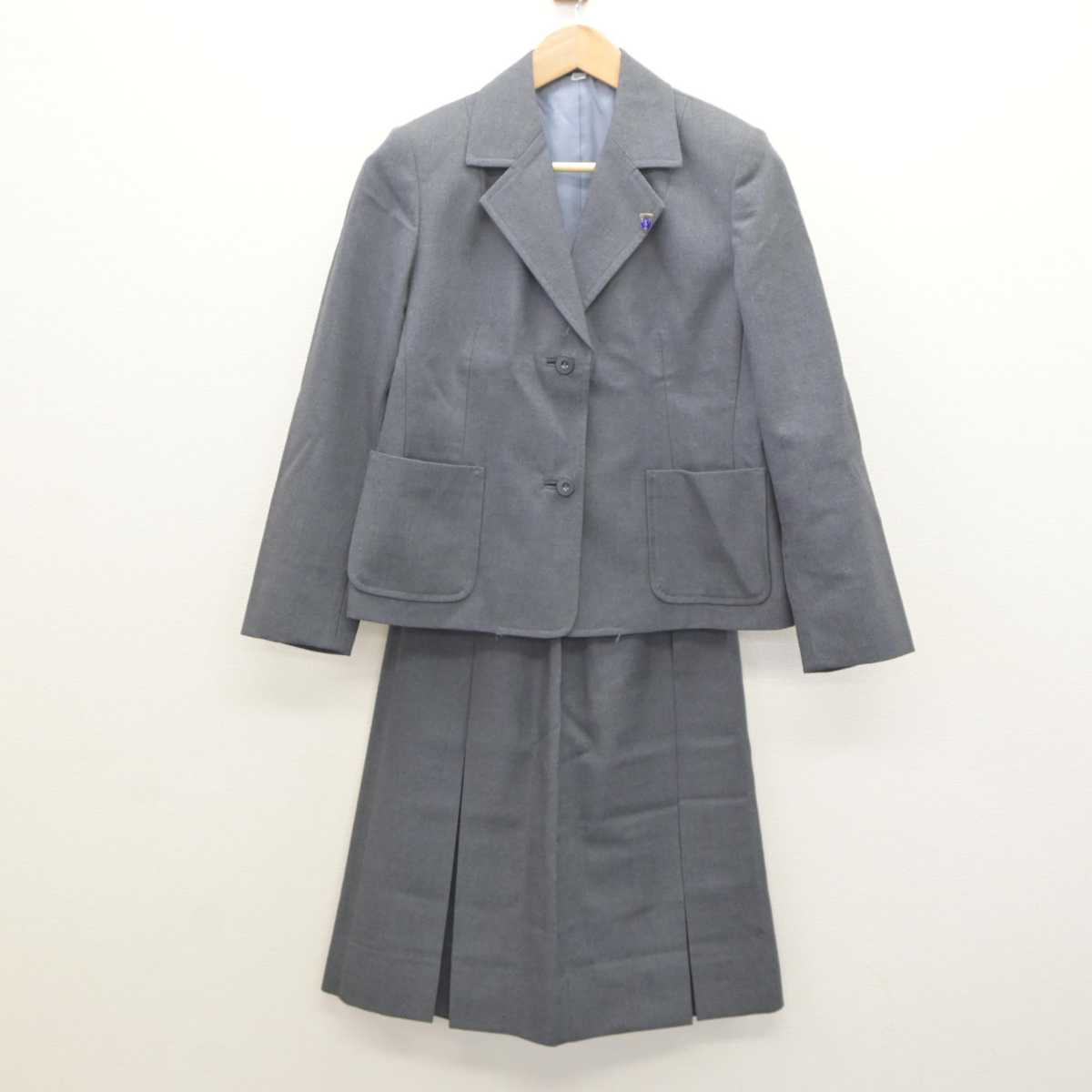 【中古】東京都 聖母女子短期大学 女子制服 3点 (ブレザー・スカート) sf065390