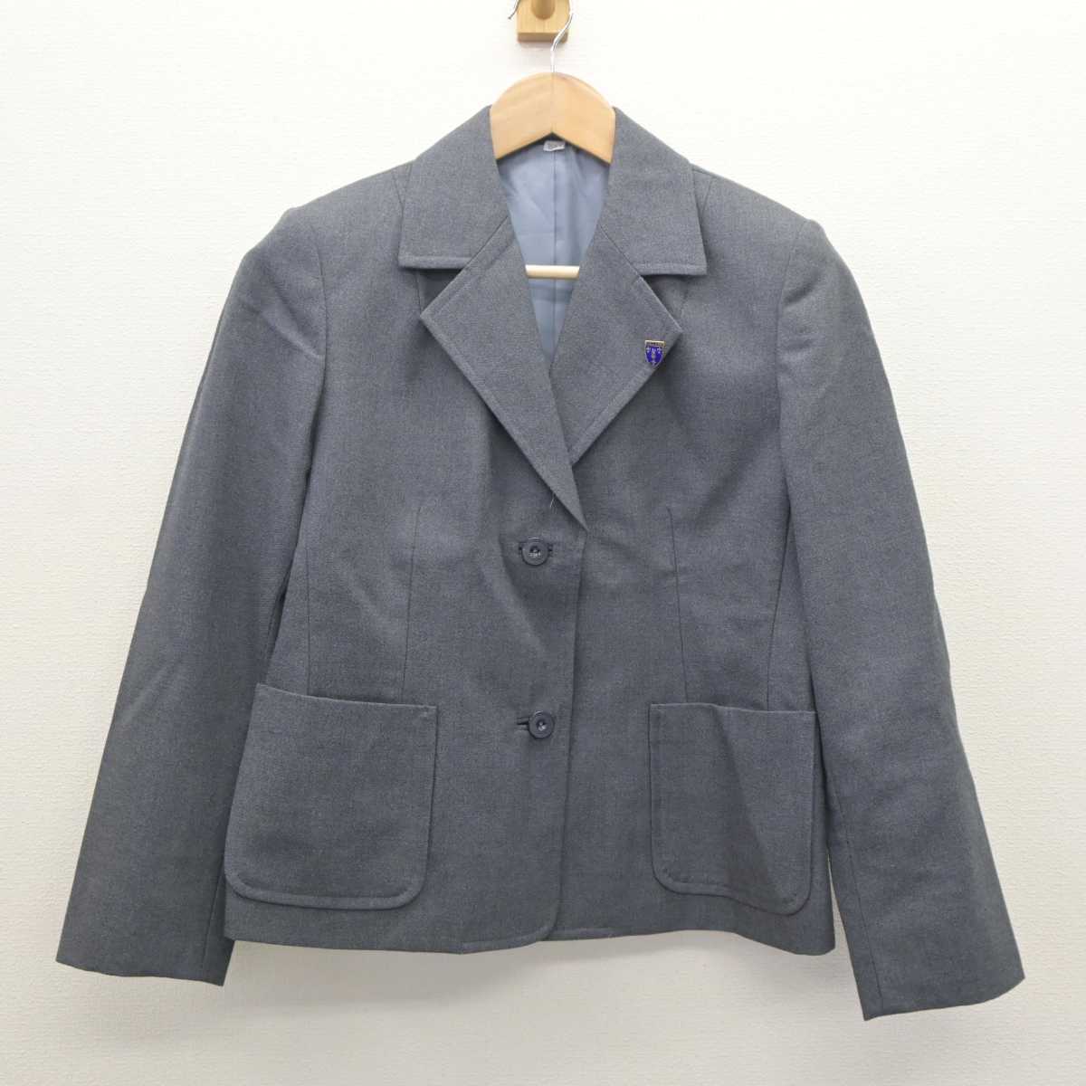 【中古】東京都 聖母女子短期大学 女子制服 3点 (ブレザー・スカート) sf065390