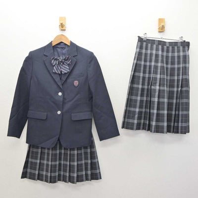 【中古】東京都 横山中学校 女子制服 4点 (ブレザー・スカート・スカート) sf065391