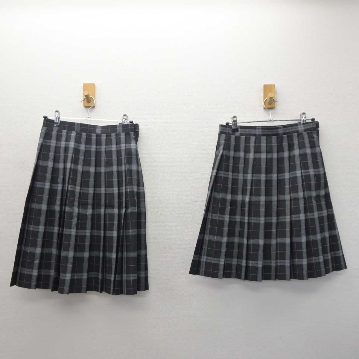 【中古】東京都 横山中学校 女子制服 4点 (ブレザー・スカート・スカート) sf065391