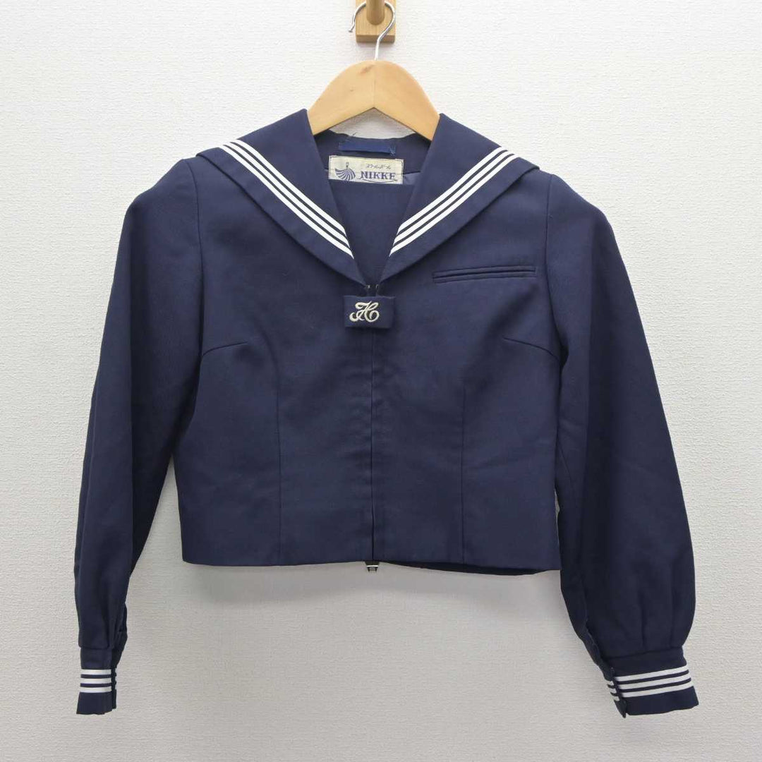 中古】千葉県 野田市立南部中学校 女子制服 2点 (セーラー服・スカート) sf065399 | 中古制服通販パレイド