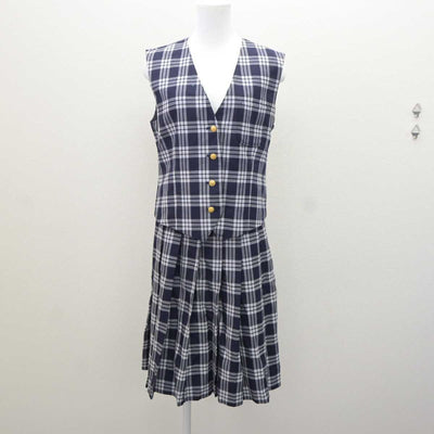 【中古】宮城県 聖和学園高等学校 女子制服 4点 (ブレザー・ベスト・スカート) sf065402