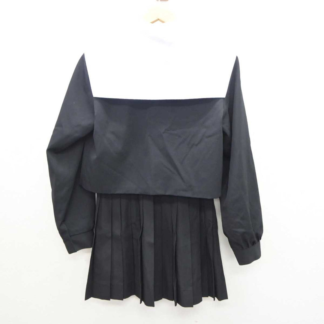 中古】三重県 桑名高等学校 女子制服 4点 (セーラー服・スカート