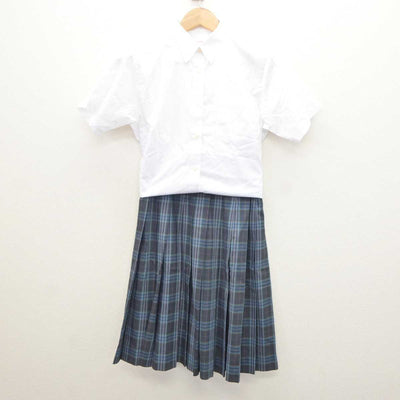 【中古】島根県 出雲農林高等学校 女子制服 2点 (シャツ・スカート) sf065432