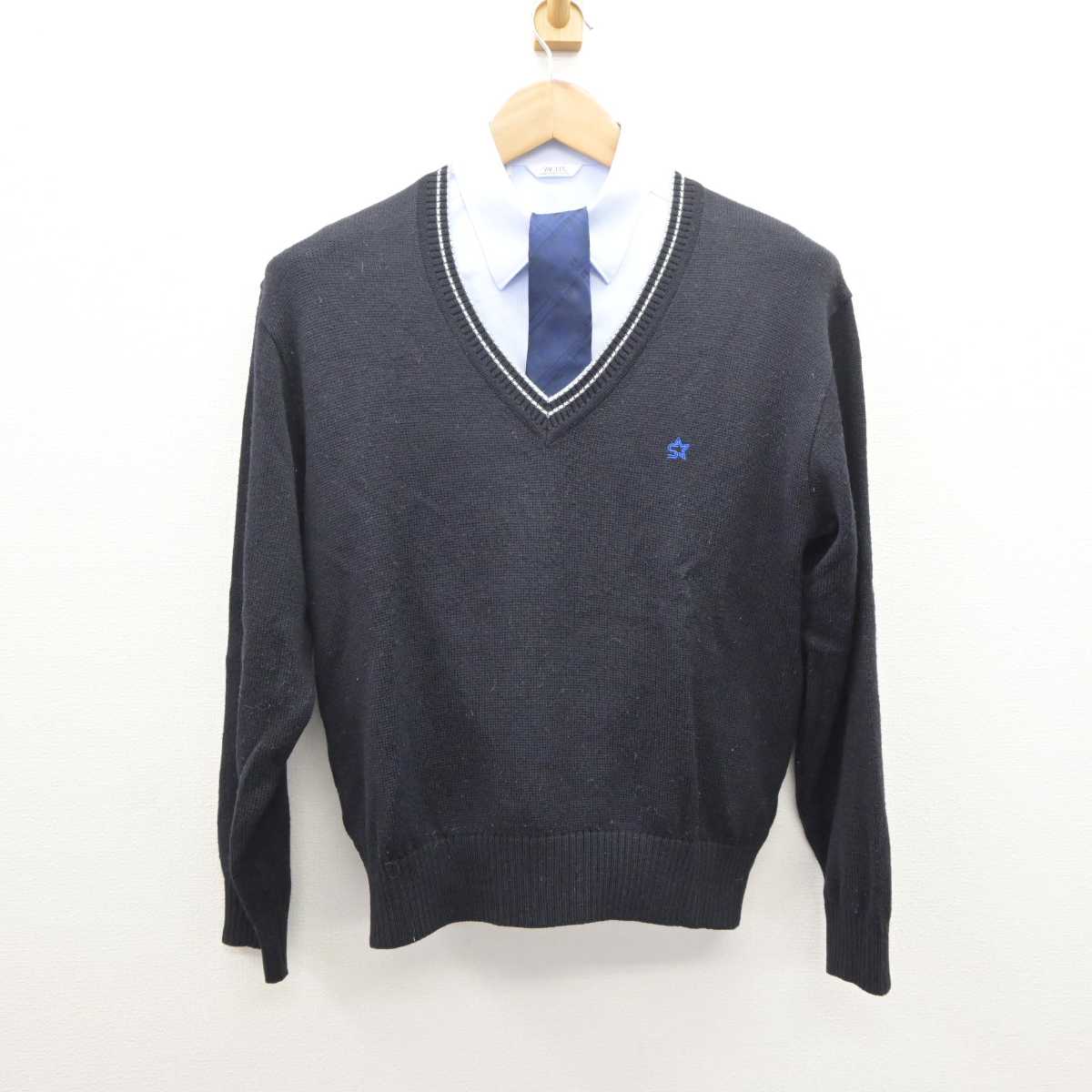 【中古】東京都 淑徳巣鴨中学高等学校 女子制服 4点 (ニット・シャツ) sf065443