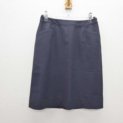 【中古】 事務服 女子制服 4点 (ベスト・ブラウス・スカート) sf065453