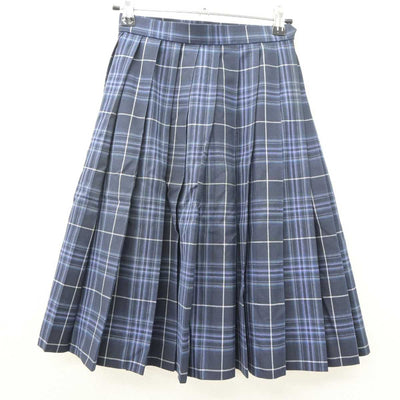 【中古】茨城県 茨城キリスト教学園中学校高等学校 女子制服 3点 (ニット・シャツ・スカート) sf065475