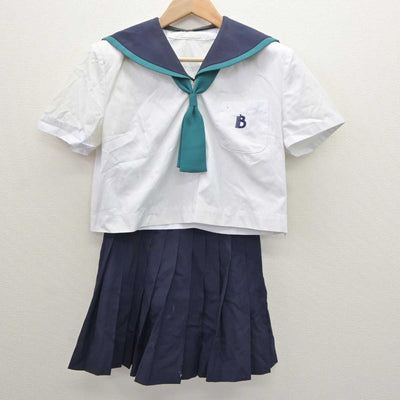 【中古】東京都 文京学院大学女子中学校・高等学校/旧制服 女子制服 3点 (セーラー服・スカート) sf065476