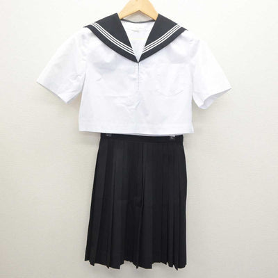 【中古】北海道 留萌高等学校 女子制服 3点 (セーラー服・セーラー服・スカート) sf065489