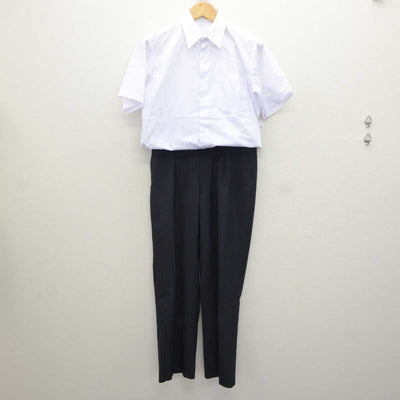 【中古】東京都 東京都市大学等々力中学校・高等学校 男子制服 3点 (シャツ・シャツ・ズボン) sf065519