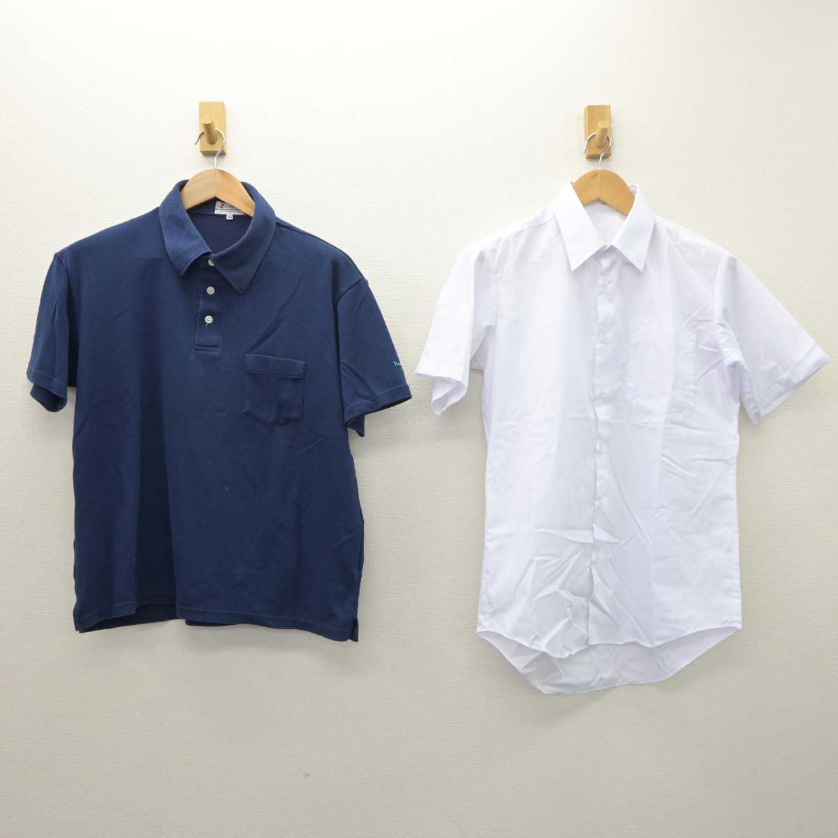 【中古】東京都 東京都市大学等々力中学校・高等学校 男子制服 3点 (シャツ・シャツ・ズボン) sf065519