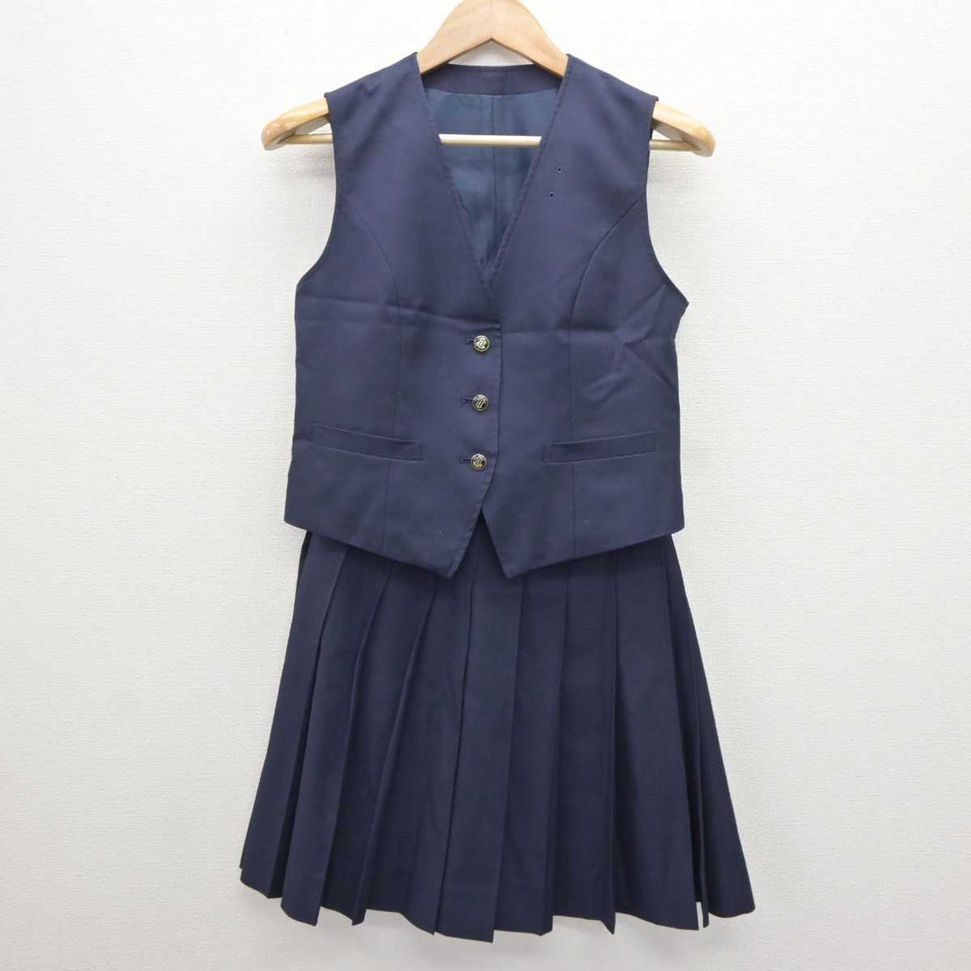 中古】埼玉県 浦和実業学園高等学校 女子制服 2点 (ベスト・スカート) sf065521 | 中古制服通販パレイド