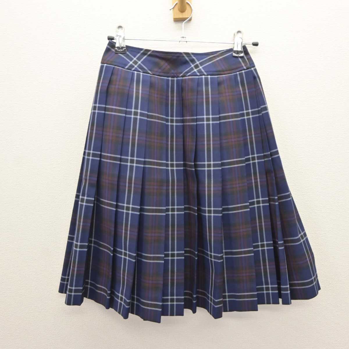 【中古】北海道 北海道留萌高等学校 女子制服 2点 (ブレザー・スカート) sf065534