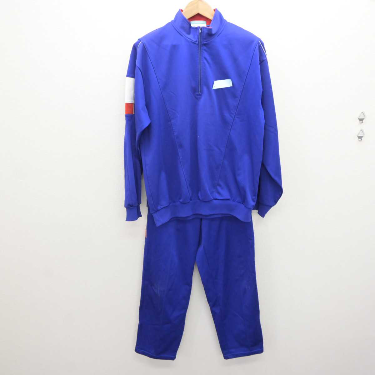 【中古】三重県 鈴鹿市立千代崎中学校 女子制服 2点 (ジャージ 上・ジャージ 下) sf065539