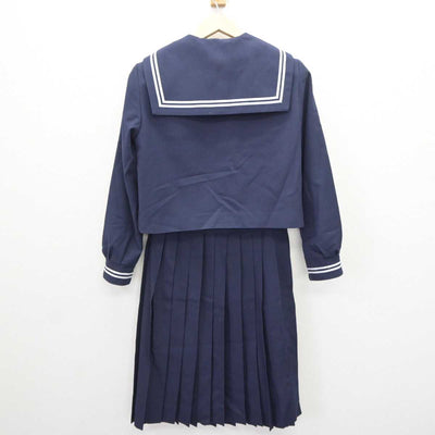 【中古】広島県 尾道市立久保中学校 女子制服 3点 (セーラー服・スカート) sf065548